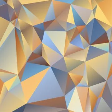 Abstract geometric pattern composed of triangular polygons イラスト素材