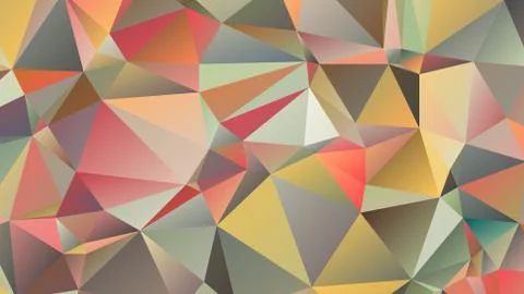 Abstract geometric pattern composed of triangular polygons Illustrazione stock