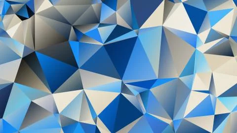 Abstract geometric pattern composed of triangular polygons Stock Illustration