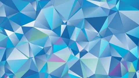 Abstract geometric pattern composed of triangular polygons イラスト素材