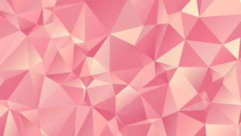 Abstract geometric pattern composed of triangular polygons Illustrazione stock