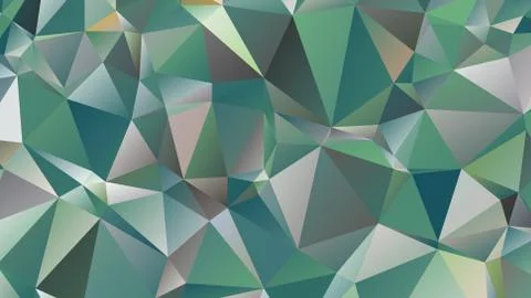 Abstract geometric pattern composed of triangular polygons Illustrazione stock