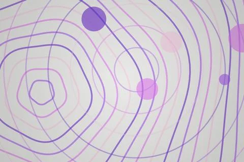 Abstract geometric pattern with concentric circles in pastel colors Stock Photos