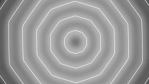 Abstract Geometric Pattern with Concentric Hexagons Stock Illustration