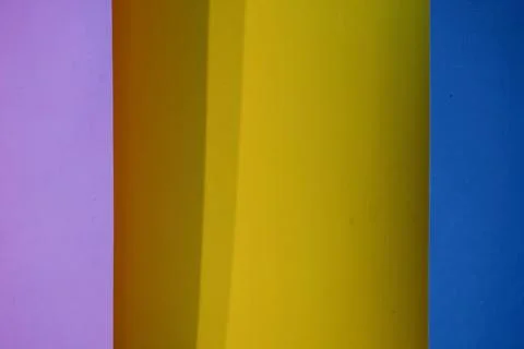 Abstract geometric pattern creating colorful light and shadow lines 写真素材
