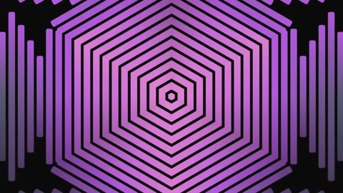 Abstract geometric pattern creating a dynamic visual motion effect, ideal a.. Stock Footage 329085700
