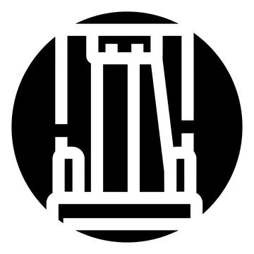 Abstract geometric pattern creating letterforms inside circle Stockillustratie