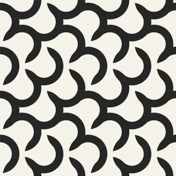 Abstract geometric pattern with creative shapes. Decorative seamless vector Illustrazione stock