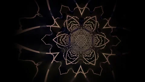 Abstract geometric pattern with dark background and light Stock Footage 339777177
