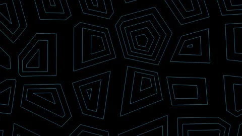 Abstract Geometric Pattern with Dark Background and Blue Lines Subtle Movem.. Stock Footage 341656192