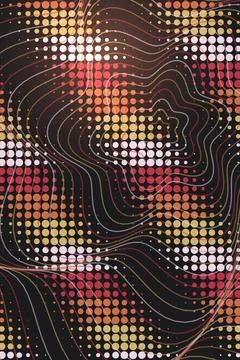 Abstract Geometric Pattern Dark Background Stock Illustration