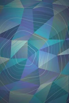 Abstract Geometric Pattern Dark Background Stock Illustration