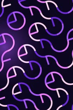 Abstract Geometric Pattern Dark Background Stock Illustration