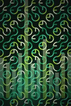 Abstract Geometric Pattern Dark Background Stock Illustration