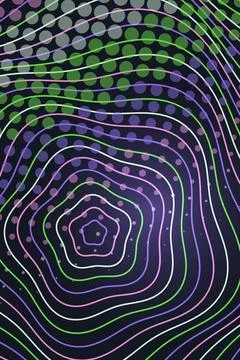 Abstract Geometric Pattern Dark Background Stock Illustration