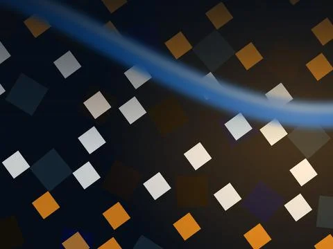 Abstract Geometric Pattern Dark Background Stock Illustration