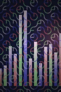 Abstract Geometric Pattern Dark Background Stock Photos