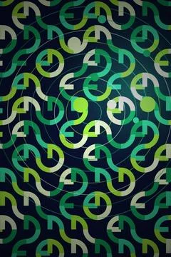 Abstract Geometric Pattern Dark Background Stock Photos