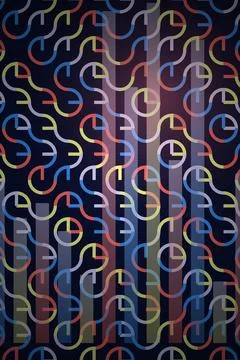 Abstract Geometric Pattern Dark Background Stock Photos