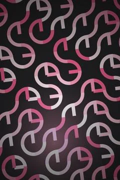 Abstract Geometric Pattern Dark Background Фото