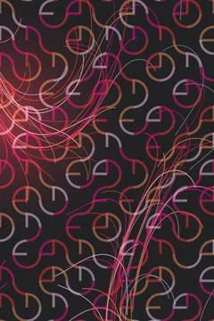 Abstract Geometric Pattern Dark Background Stock Photos