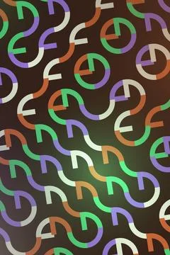 Abstract Geometric Pattern Dark Background Stock Photos