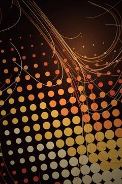 Abstract Geometric Pattern Dark Background Stock Photos