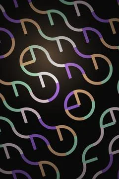 Abstract Geometric Pattern Dark Background Stock Photos