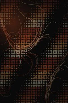 Abstract Geometric Pattern Dark Background Stock Photos