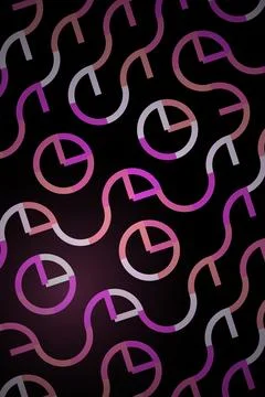 Abstract Geometric Pattern Dark Background Stock Photos