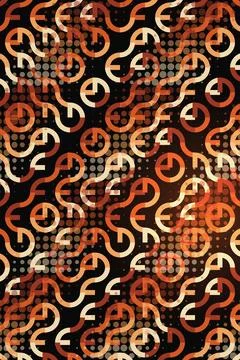 Abstract Geometric Pattern Dark Background Stock Photos