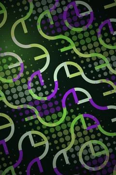 Abstract Geometric Pattern Dark Background Stock Photos