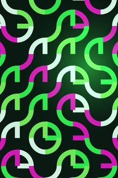 Abstract Geometric Pattern Dark Background Stock Photos
