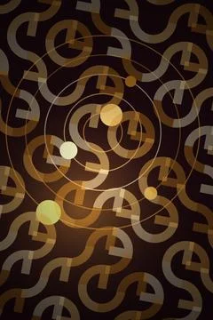 Abstract Geometric Pattern Dark Background Stock Photos