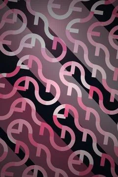 Abstract Geometric Pattern Dark Background Stock Photos