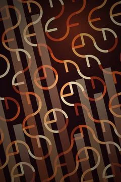 Abstract Geometric Pattern Dark Background Stock Photos