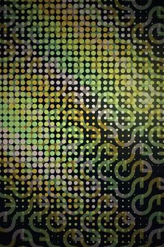 Abstract Geometric Pattern Dark Background Stock Photos