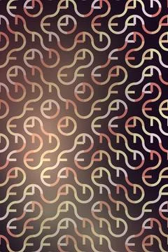 Abstract Geometric Pattern Dark Background Stock Photos
