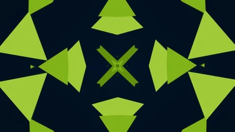 Abstract geometric pattern with dark blue and green colors Stock Footage 329951711