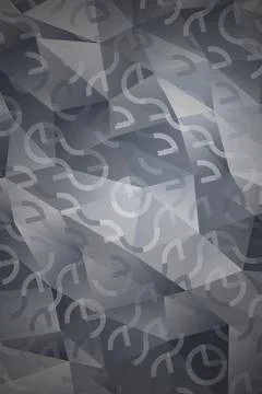 Abstract Geometric Pattern Dark Gray 스톡 일러스트