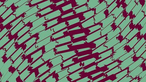 Abstract geometric pattern with dark red and green shapes 스톡 일러스트