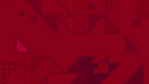 Abstract Geometric Pattern in Deep Red Tones Stock Footage 309918533