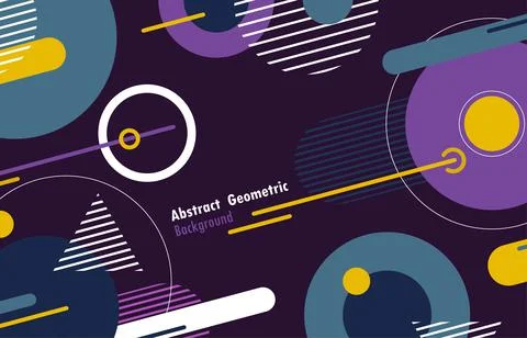 Abstract geometric pattern design artwork decorative template. Stock-Illustration