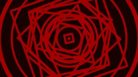 Abstract geometric pattern design on black background for creative graphics Stock Footage 342204004