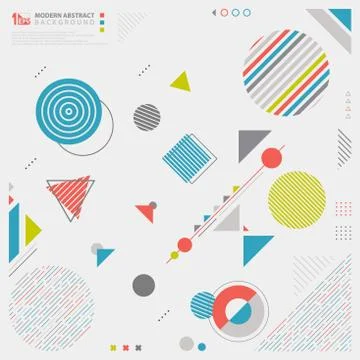 Abstract geometric pattern design of cover tech decorative background. 스톡 일러스트