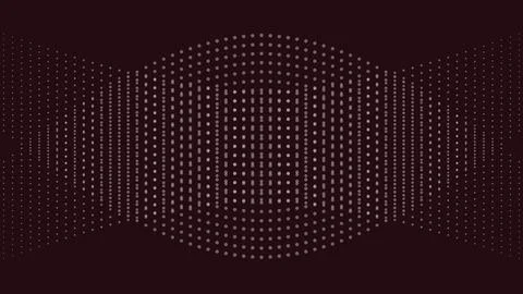 Abstract geometric pattern design with gradient dots creating a wave effect.. Stock Illustration
