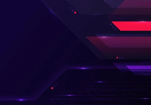 Abstract geometric pattern design of modern technology style. Stock Illustration