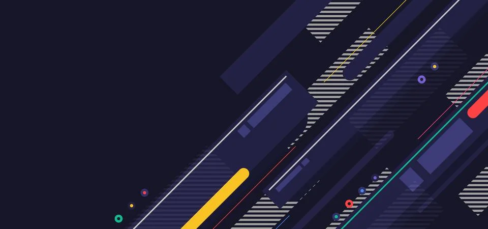 Abstract geometric pattern design of square and retangle shapes background. Stock Illustration