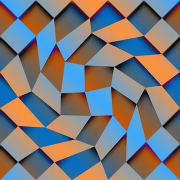 Abstract geometric pattern with diagonal gradient. Illustrazione stock