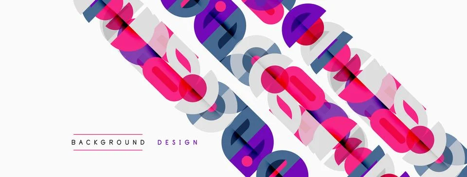 Abstract geometric pattern. Diagonal lines, vibrant colors, modern design. Stock Illustration